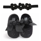 Soft Princess Shoes & Headband Set for Infants