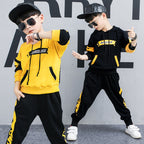 Boys Hooded Sportswear Set – 2-Piece for Toddlers