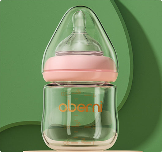Newborn Wide Bore Glass Bottle