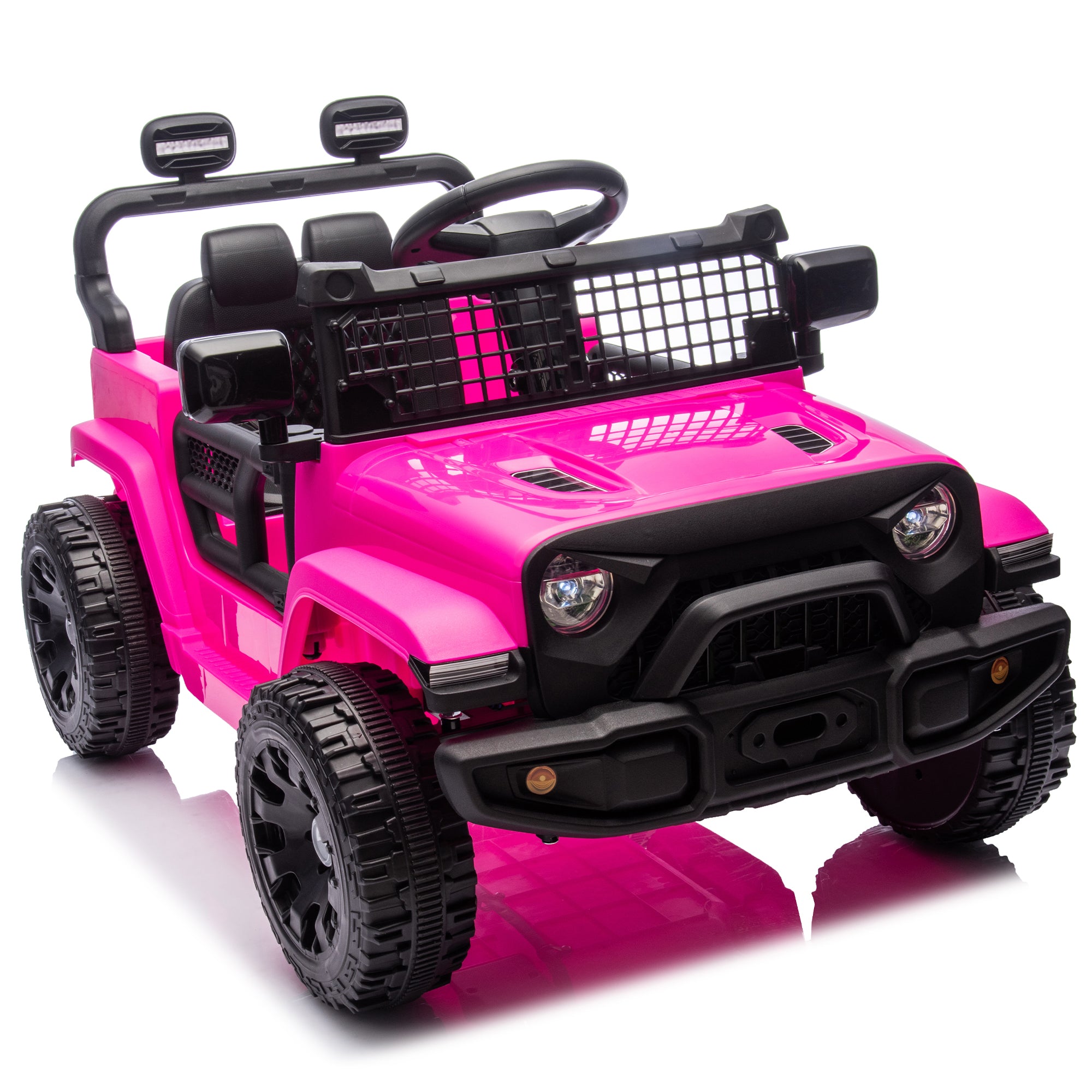 24V Kids Ride-On Electric Car with Parent Remote Control, Bluetooth & LED Lights