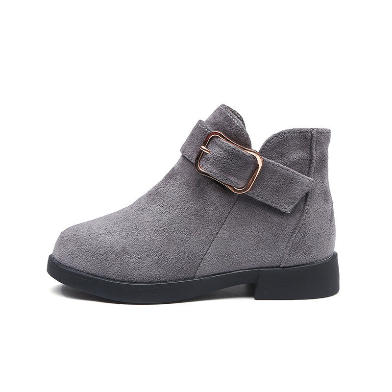Kids Elegant suede leather boots
