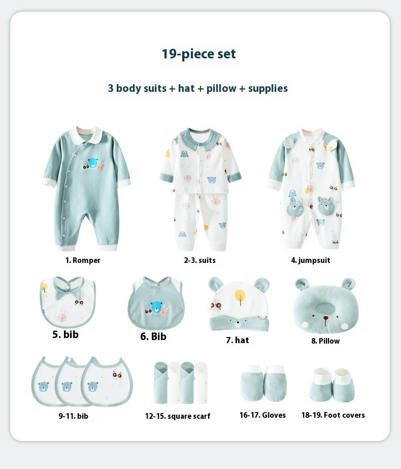 Baby Clothing Gift Set – Cotton Newborn & Infant Outfit Set for All Seasons