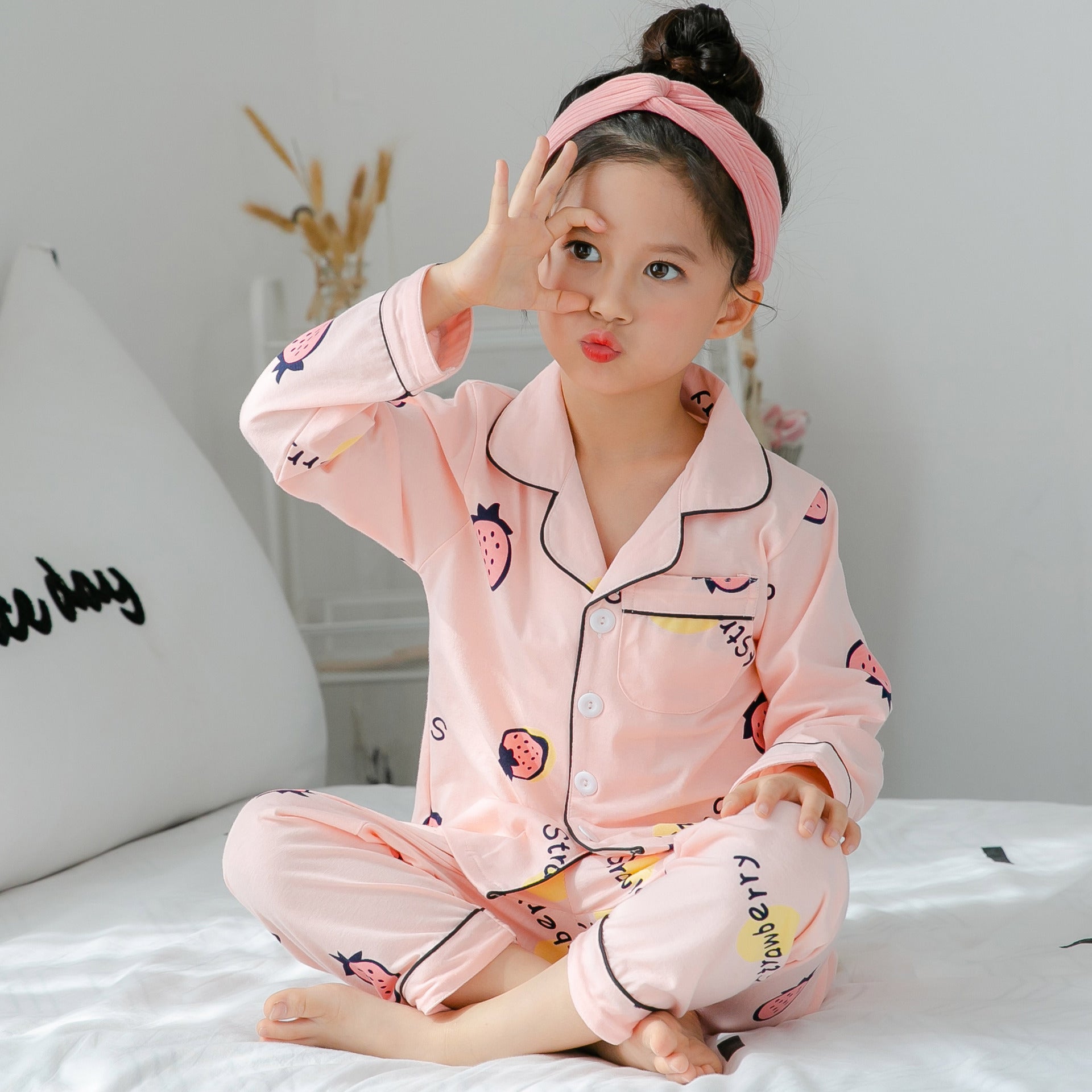 Soft Cotton Pajamas for Girls for kids