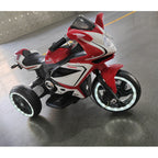 6V Kids Electric Ride-On Motorcycle with LED Light-Up Wheels, Headlight & MP3 Player