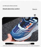 Kids Lightweight Dial Sneakers – Breathable Sport Shoes