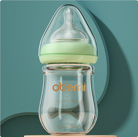 Newborn Wide Bore Glass Bottle