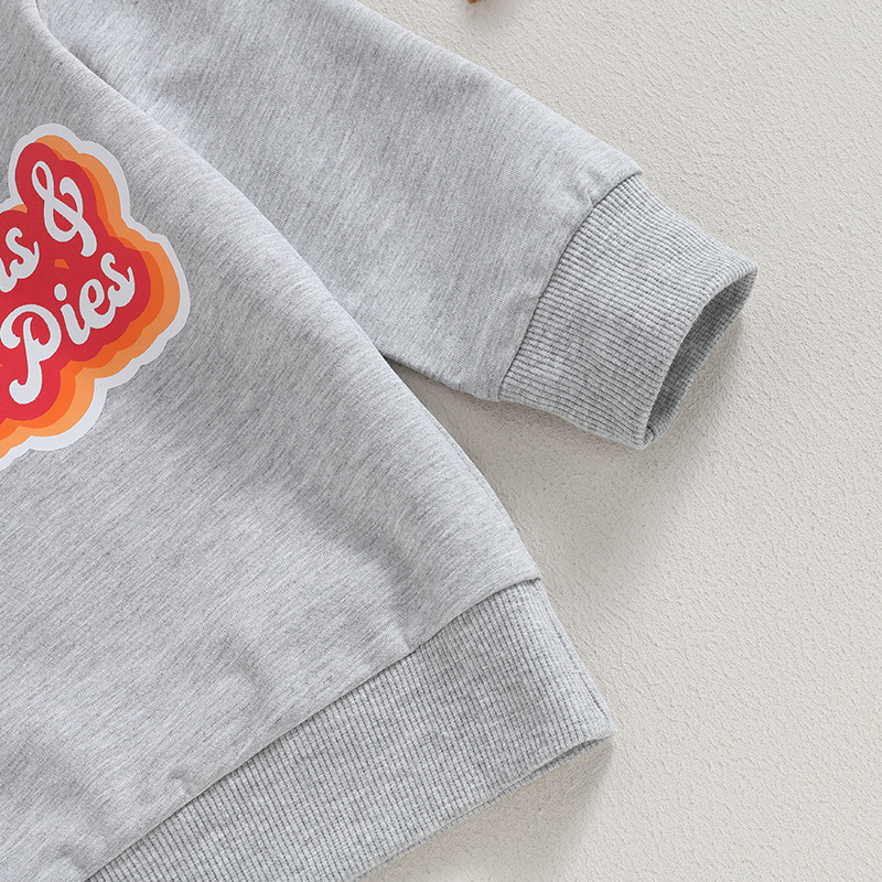 Halloween Baby & Toddler Long Sleeve Sweatshirt – Cute Pumpkin & BOO Cotton Pullover