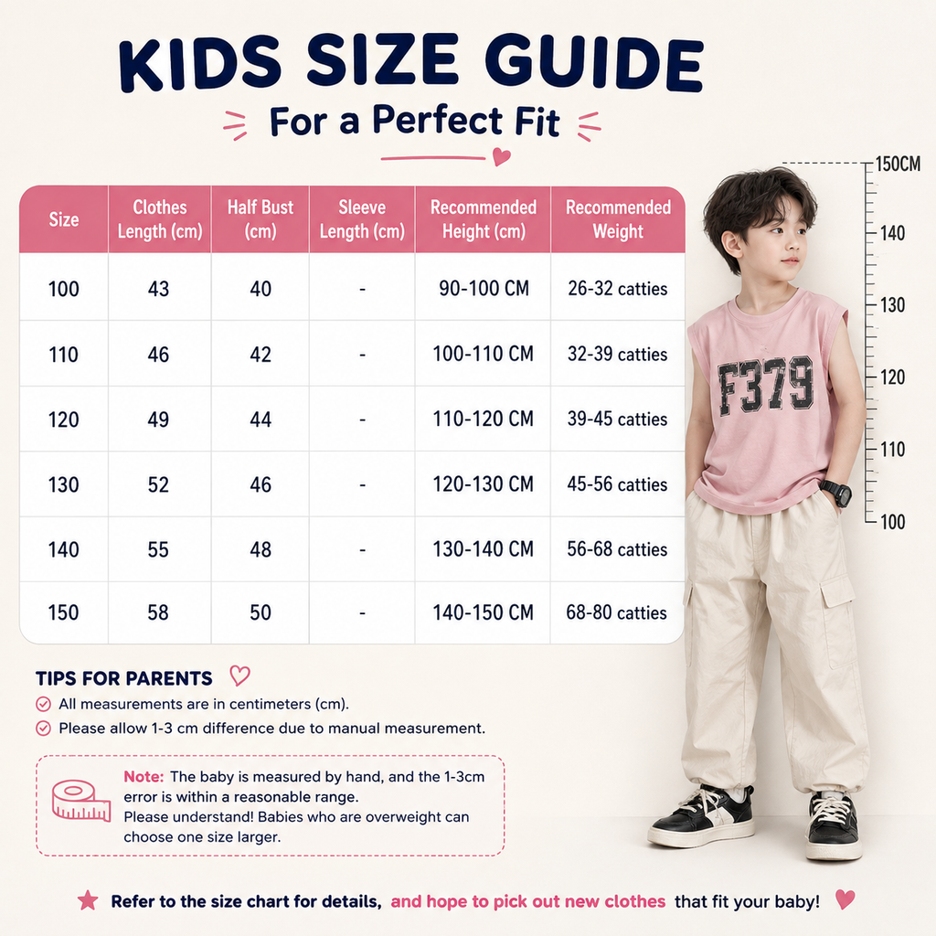 Boys' Cotton Sleeveless Tank Top – Casual Summer Vest
