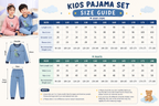 Kids Cotton Pajama Set – Long Sleeve Top & Pants for Boys & Girls