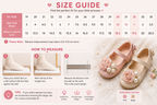 Girls Floral Pearl Mary Jane Shoes – Elegant Princess Dress Shoes