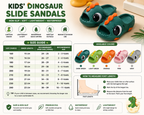 Kids' Cartoon Dinosaur Slide Sandals – Non-Slip EVA Bathroom & Summer Slippers