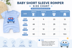 Baby Cotton Short Sleeve Romper – Soft Summer Jumpsuit for Boys & Girls