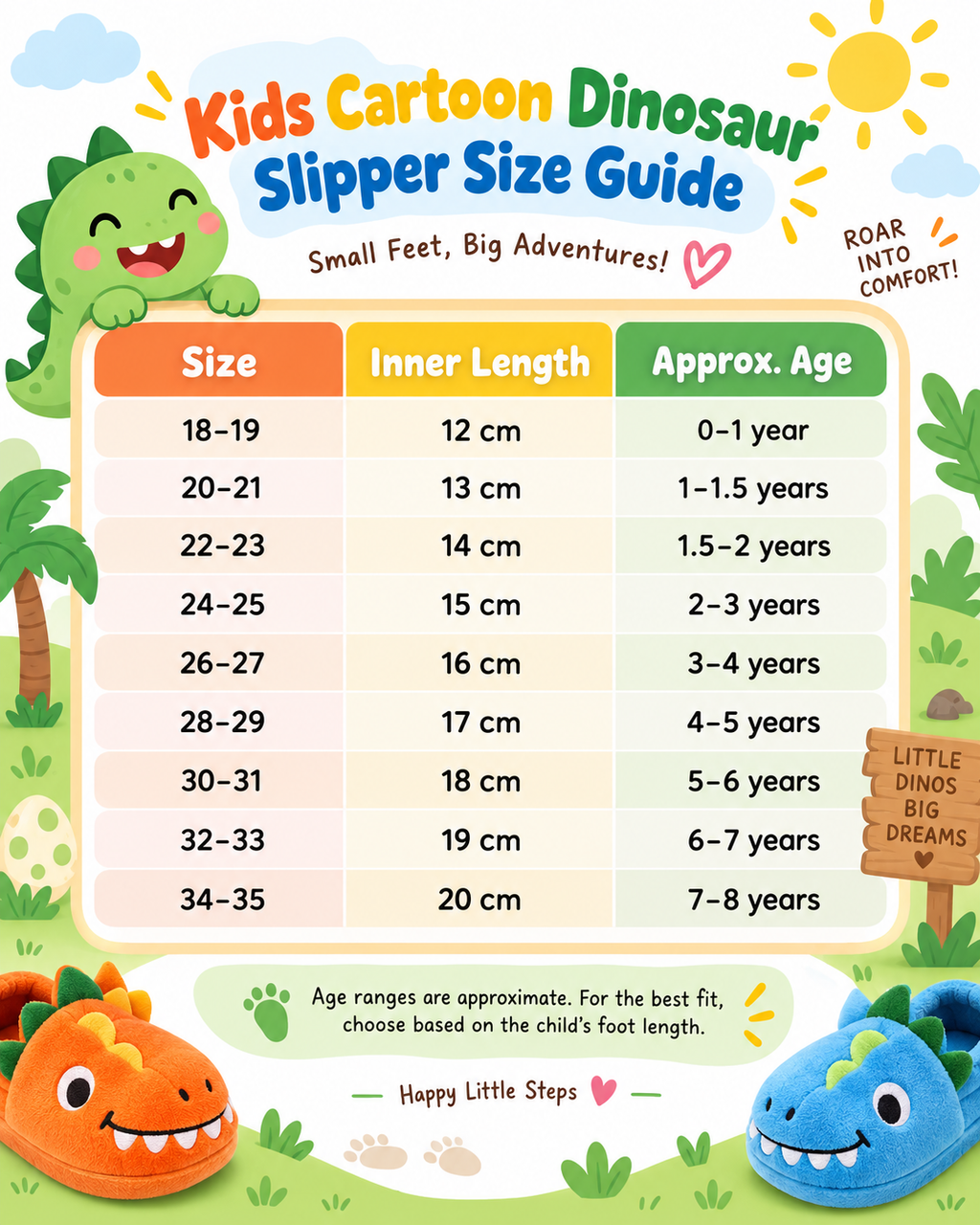 Kids Cartoon Dinosaur Slide Slippers – Lightweight PVC Sandals for Boys & Girls