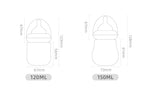 Newborn Wide Bore Glass Bottle