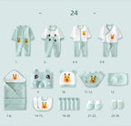 Premium Newborn Baby Clothing Gift Set | 18–26 Piece Cotton Gift Box