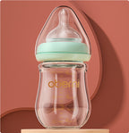 Newborn Wide Bore Glass Bottle