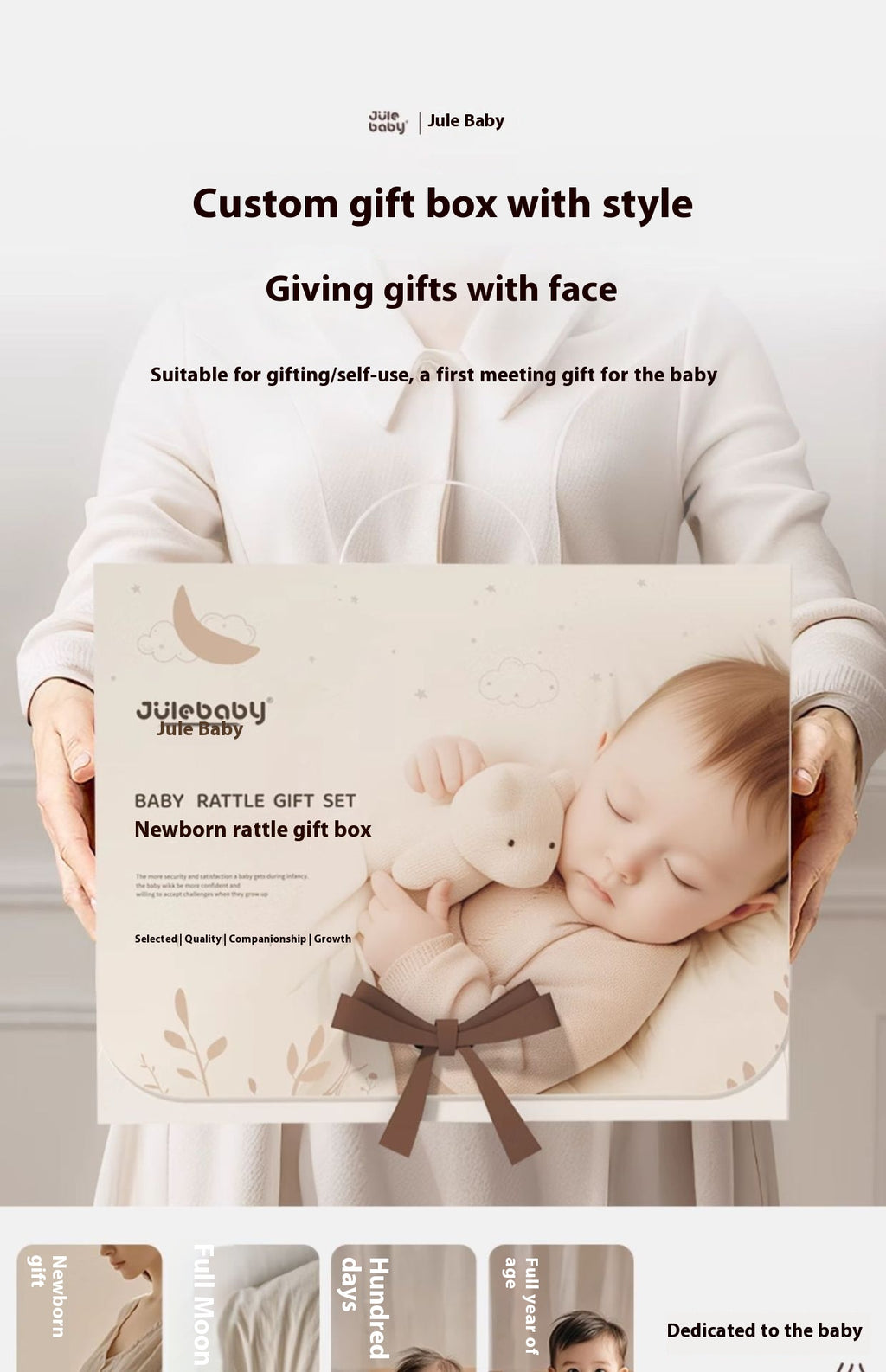 Newborn Baby Gift Box Set – Early Learning & Sensory Toys for Infants (0–3 Years)