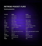 Retroid Pocket Flip 2 SD865 Android Handheld Gaming Console – 5.5" OLED Display, Portable Retro Game System