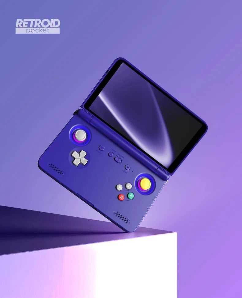 Retroid Pocket Flip 2 SD865 Android Handheld Gaming Console – 5.5" OLED Display, Portable Retro Game System