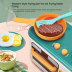 Kids Pretend Play Kitchen Set – Interactive Cooking Toy with Lights, Sounds & Color-Changing Food