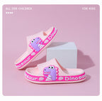 Kids' Cartoon Dinosaur Slide Sandals – Lightweight Non-Slip Summer Slippers