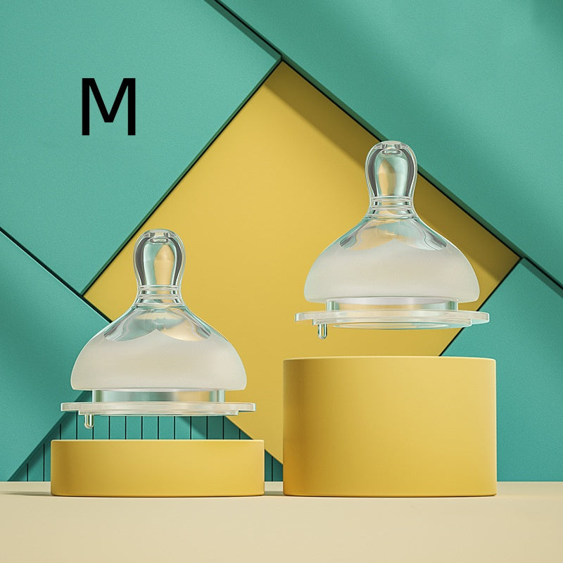 Newborn Wide Bore Glass Bottle
