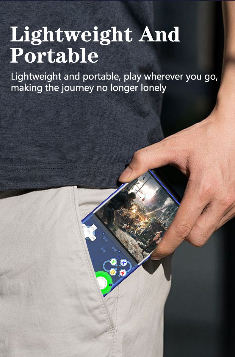 4-Inch Retro Handheld Game Console with WiFi, 720×720 IPS Screen, RK3326 Chip, Dual Joysticks & 3000mAh Battery