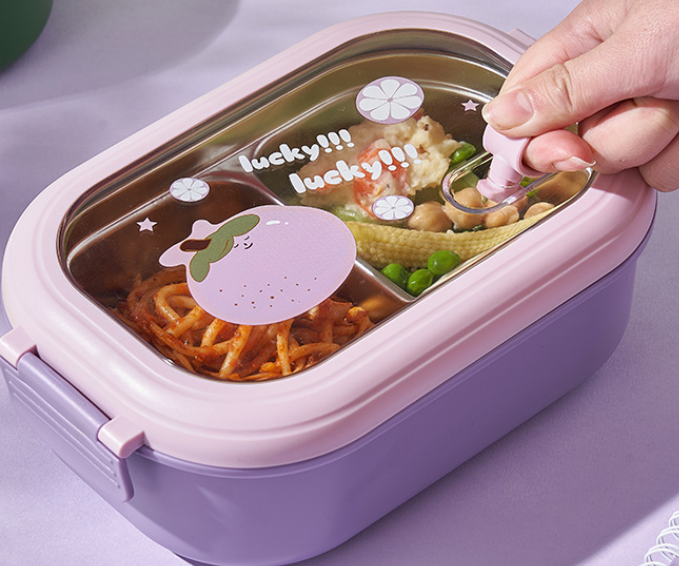 Insulated Stainless Steel Lunch Box - for kids